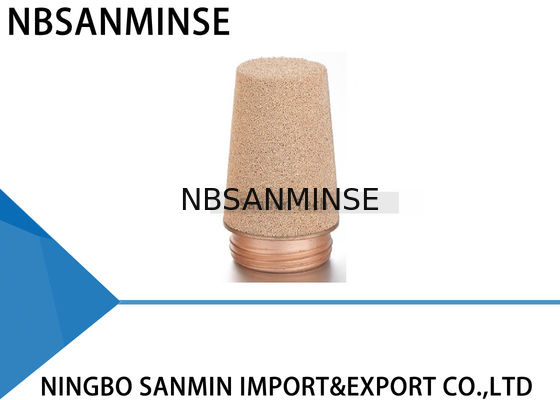 NBSANMINSE SC ประเภทกรองทองเหลืองไอเสียอากาศ Silencer เผาทองแดงชุดท่อไอเสีย M5 1/8 1/4 3/8 1/2 3/4 1 ขนาด