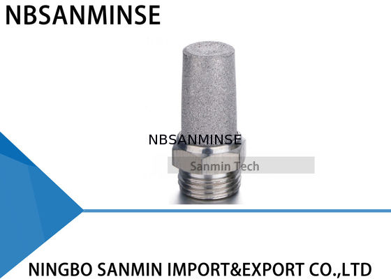 สแตนเลสสตีล Silencer ประเภทท่อไอเสียอุปกรณ์นิวเมติกแอร์ NBSANMINSE BSL-SSA ประเภท 1/8 1/4 3/8 1/2