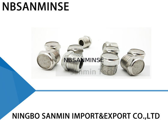 1/8 1/4 3/8 1/2 สแตนเลสสตีล Silencer BSL-SSM ประเภทท่อไอเสียชิ้นส่วนนิวเมติก