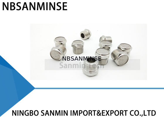 1/8 1/4 3/8 1/2 สแตนเลสสตีล Silencer BSL-SSM ประเภทท่อไอเสียชิ้นส่วนนิวเมติก