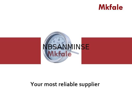 เครื่องวัดความดัน Bimetallic ความแม่นยำสูงเครื่องวัดความดันของเหลวสำหรับเครื่องมือวัดทางวิศวกรรม