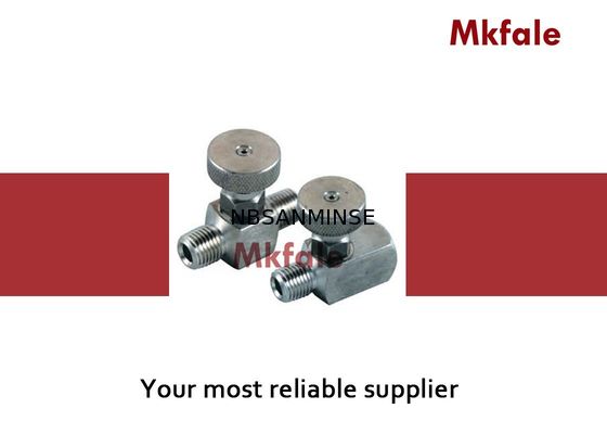 วาล์วเข็มมินิเหล็กกล้าคาร์บอนขนาด 6000 Psi