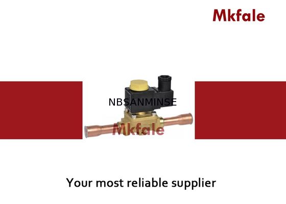 น้ำโซลินอยด์วาล์วทองเหลืองประสิทธิภาพสูงสำหรับกลุ่มคอมเพรสเซอร์ทำความเย็นและอื่น ๆ