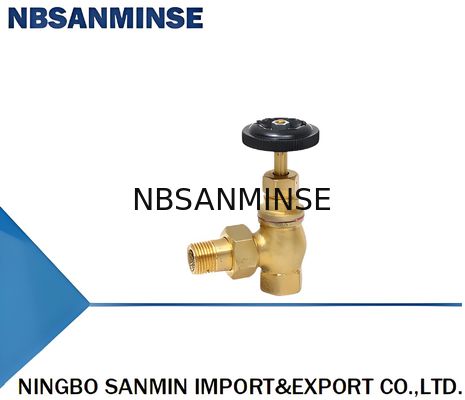 606-DN15 606-DN20 วาล์วมุมความร้อนทองแดง ด้วยความดัน 1.0MPA