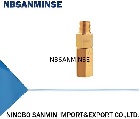 THF Oil Return Check Valve สําหรับความร้อนปานกลาง -20C- 120C ความดันสูงสุด 15 บาร์
