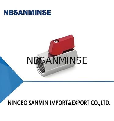 วาล์วควบคุมโซลินอยด์นิวเมติกบอลขนาดเล็ก 1/4 นิ้ว F/F PN64