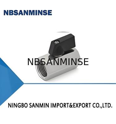 วาล์วควบคุมโซลินอยด์นิวเมติกบอลขนาดเล็ก 1/4 นิ้ว F/F PN64