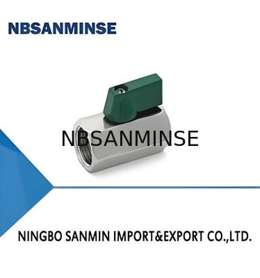 วาล์วควบคุมโซลินอยด์นิวเมติกบอลขนาดเล็ก 1/4 นิ้ว F/F PN64