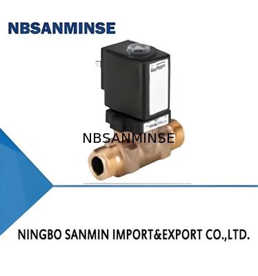 วาล์วไดอะแฟรมแบบ 2/2 ทาง พร้อมตัวช่วยขับเคลื่อน ทำจากวัสดุเหล็กและวาล์วโซลินอยด์ทองเหลือง