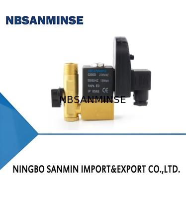 NBSANMINSE SR - A - 15 เครื่องระบายน้ําอิเล็กทรอนิกส์ G1 / 2 1.6Mpa วาล์วไอ้น้ํา วาล์วน้ํา DC24V AC220V คุณภาพสูง