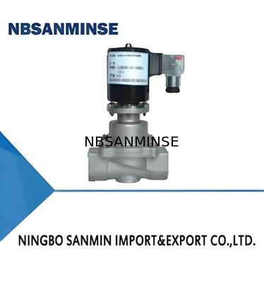 304 สแตนเลส วาล์วซอลีนอยด์เคมี DC12V-AC380V โวลเตจและอุณหภูมิการทํางาน 5-50 °C