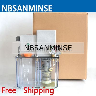 NBSANMINSE SDR5-34Z จาระบีหล่อลื่นปั๊ม 4 Mpa AC 380 โวลต์ 50 เฮิร์ตพร้อมวาล์วล้นสำหรับระบบหล่อลื่น