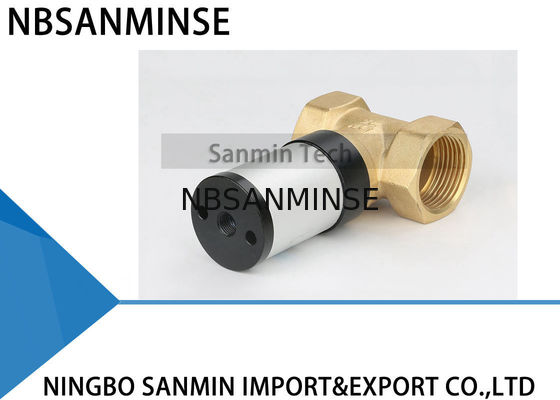 Q22HD ซีรี่ส์วาล์วควบคุมนิวเมติกทองเหลืองวัสดุสแตนเลสวาล์วลูกสูบขับเคลื่อนด้วยอากาศสำหรับอากาศน้ำ