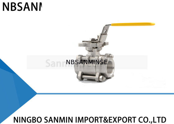CF8M 1 นิ้วไฮดรอลิบอลวาล์วแรงดันสูง 1000psi น้ำน้ำมันและก๊าซสแตนเลส SS316 น้ำมันก๊าซน้ำท่อสายแอพลิเคชัน