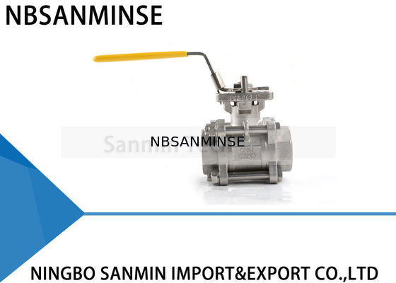 CF8M 1 นิ้วไฮดรอลิบอลวาล์วแรงดันสูง 1000psi น้ำน้ำมันและก๊าซสแตนเลส SS316 น้ำมันก๊าซน้ำท่อสายแอพลิเคชัน