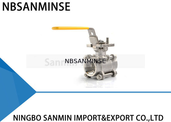 CF8M 1 นิ้วไฮดรอลิบอลวาล์วแรงดันสูง 1000psi น้ำน้ำมันและก๊าซสแตนเลส SS316 น้ำมันก๊าซน้ำท่อสายแอพลิเคชัน