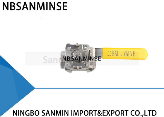 CF8M 1 นิ้วไฮดรอลิบอลวาล์วแรงดันสูง 1000psi น้ำน้ำมันและก๊าซสแตนเลส SS316 น้ำมันก๊าซน้ำท่อสายแอพลิเคชัน