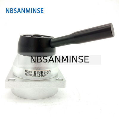 NBSANMINSE K34R6 G1 / 4 "สลับมือวาล์ววาดวาล์ววิศวกรรมนิวเมติกคู่มือวาล์ว G 1/4 กระทู้
