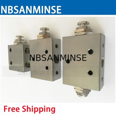 NBSANMINSE 2 จุด 31 จุด 3 จุด 41 จุด 4 จุด 4PP มินิเปลี่ยนวาล์ว M5 G 1/8 วิศวกรรมวาล์วนิวเมติกวาล์วที่มีคุณภาพสูง
