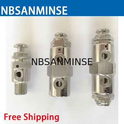 NBSANMINSE 2 จุด 31 จุด 3 จุด 41 จุด 4 จุด 4PP มินิเปลี่ยนวาล์ว M5 G 1/8 วิศวกรรมวาล์วนิวเมติกวาล์วที่มีคุณภาพสูง