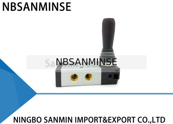 NBSANMINSE 4H210 4H310 4H430 ดึงวาล์ว 1/8 1/4 3/8 1/2 สองตำแหน่งสามตำแหน่งห้าวิธีสามตำแหน่งควบคุมอากาศ