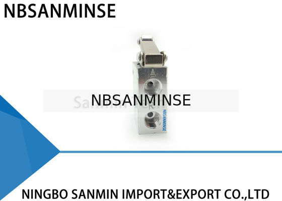 JM ชุด 1/4 กลวาล์วนิวเมติกหยุดประเภทวิศวกรรมวาล์ววาล์ว Shutoff วาล์วปีกผีเสื้อสองตำแหน่งสามทาง