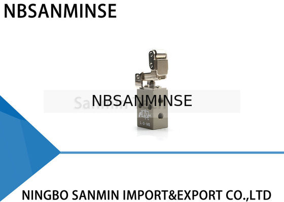 NBSANMINSE L-3-M5 LN-3-M5 2/3 way Mechnical วาล์วอลูมิเนียม festo airtac smc ประเภทแพคเกจการผลิตสายอัตโนมัติ