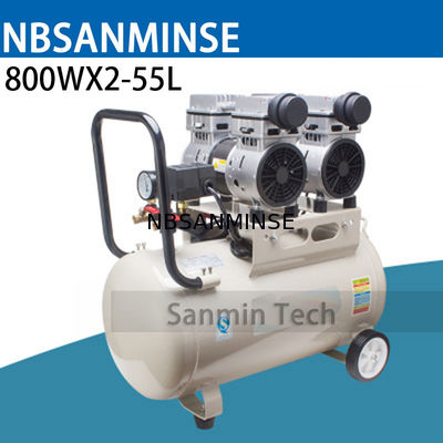 800WX2 - 55L เครื่องอัดอากาศขนาดเล็ก Oilless แรงดันสูงปิดการออกแบบไม้ทำงานที่บ้านแอพลิเคชัน AC220V ที่มีคุณภาพสูง