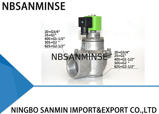 QD-Z 3/4 1 1-1/2 2 นิ้ว Pulse Jet Valve Dust Collector Double Seal ไดอะแฟรมวาล์ว SBFEC Type
