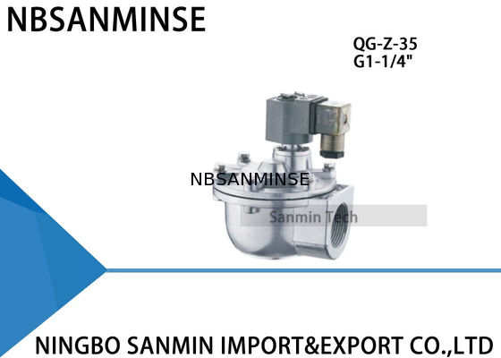 Sanmin QG-Z-15 76S โซลินอยด์วาล์ว Pulse Jet Valve แรงดัน 0.3MPa - 0.6MPa แอปพลิเคชั่น Baghouse ป้องกันฝุ่น ประเภท GOYEN
