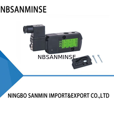 IP65 กันน้ํา NAMUR วาล์วโซเลนอยด์โค้ลเดียว 0.2 - 1.0Mpa 60 °C NBR PUR Seal NBSANMINSE