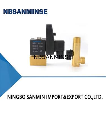 NBSANMINSE SR - A - 15 เครื่องระบายน้ําอิเล็กทรอนิกส์ G1 / 2 1.6Mpa วาล์วไอ้น้ํา วาล์วน้ํา DC24V AC220V คุณภาพสูง
