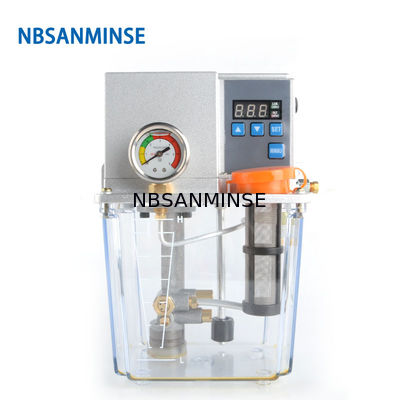 NBSANMINSE SDX2-22C บางหล่อลื่นน้ำมันปั๊มเกียร์ 2 ลิตร 3 ลิตร 2 Mpa กับเดี่ยว / คู่จอแสดงผลดิจิตอลสำหรับ CNC Ma